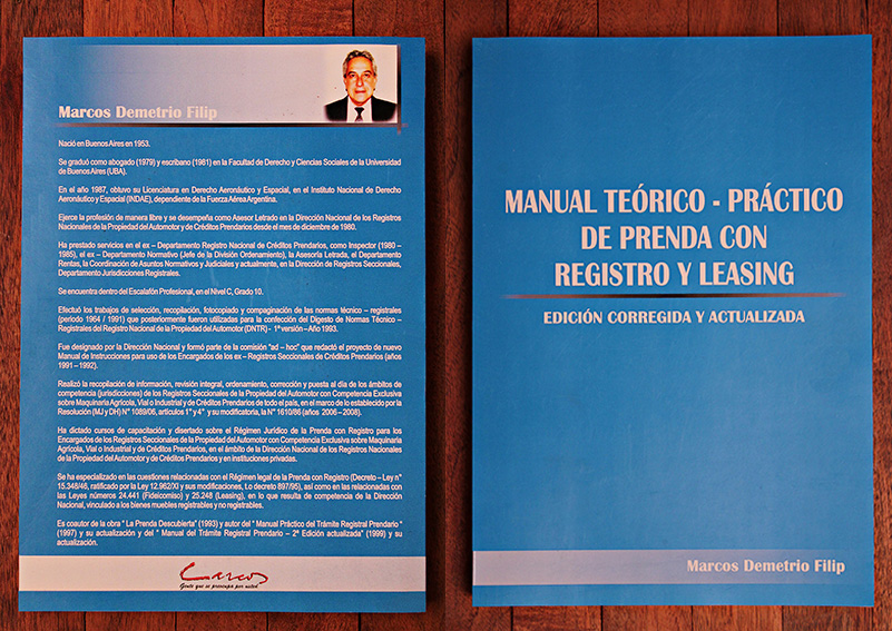 Manual Teórico - Práctico de Prenda con Registro y Leasing